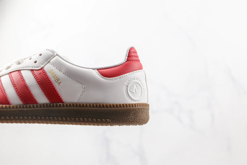 Samba White & Scarlet
