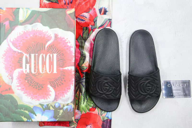 Gucci Matelasse Slide Black