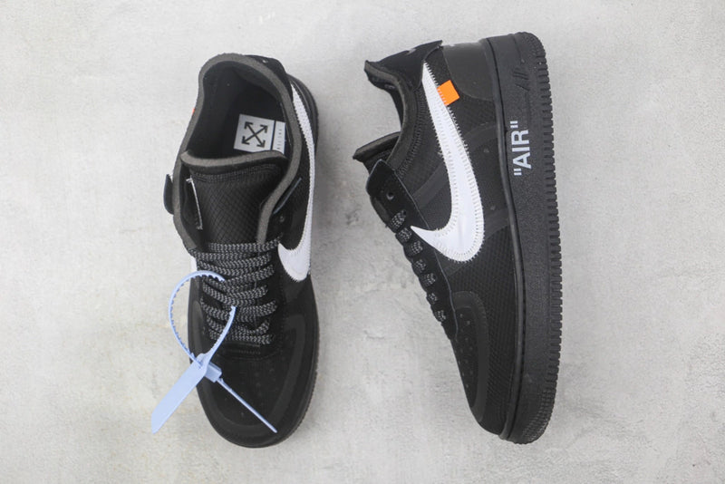 Off White X Air Force 1 Low Black White