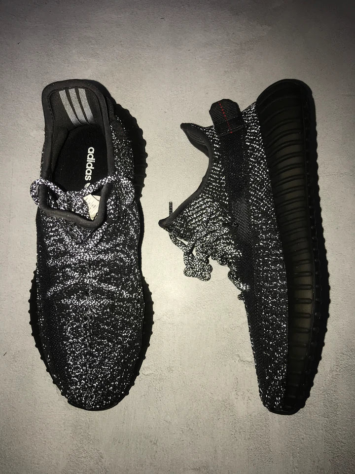 Yeezy Boost 350 V2 Static Black (Reflective)