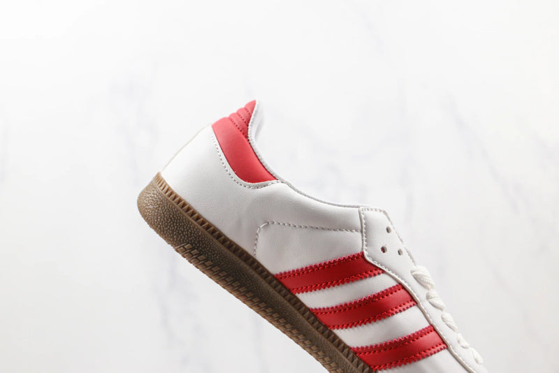 Samba White & Scarlet