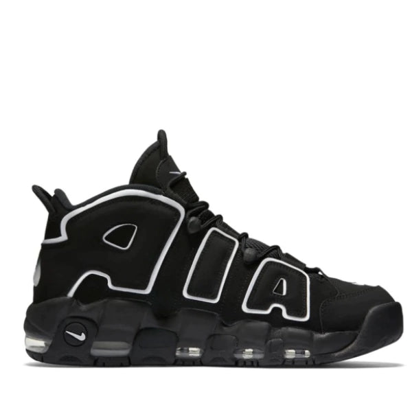 Air More Uptempo Black White