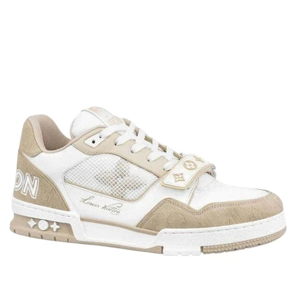 Louis Vuitton Trainer Beige White