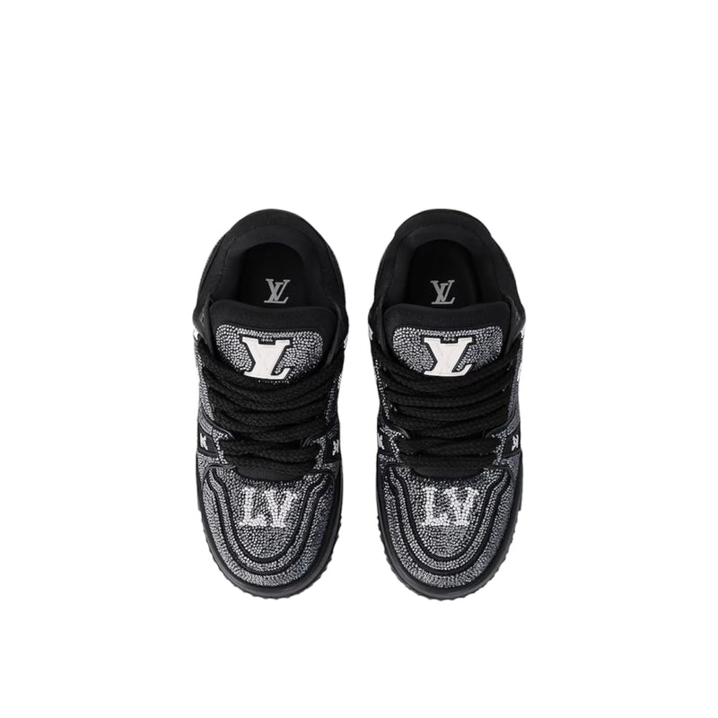 Louis Vuitton Black Crystal Trainer Maxi