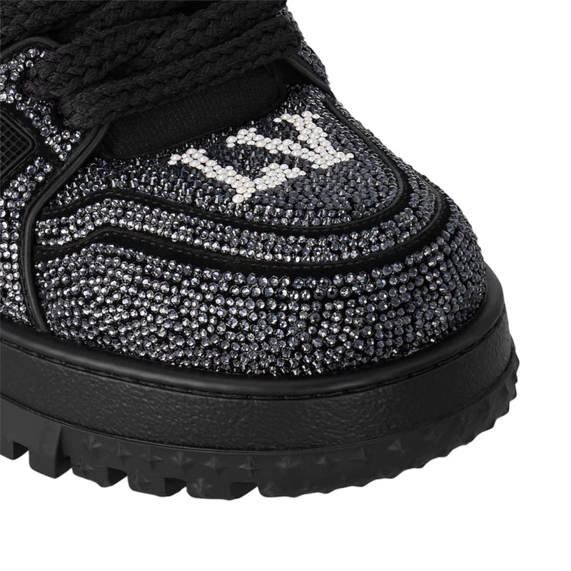 Louis Vuitton Black Crystal Trainer Maxi