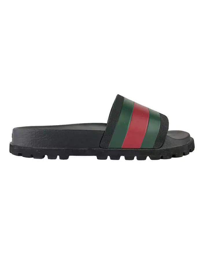 Gucci Rubber Slide Red Green