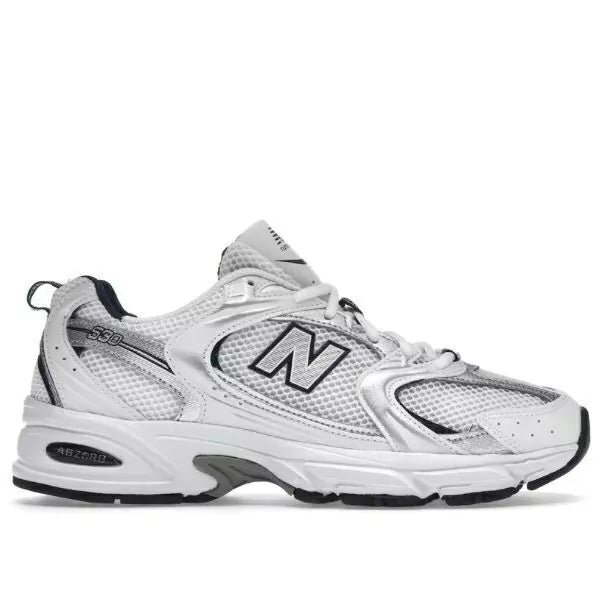New Balance 530 White Silver Navy