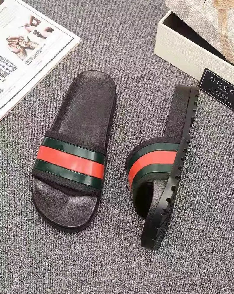 Gucci Rubber Slide Red Green